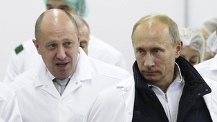 Prigozhin y Putin en 2010 en San Petersburgo. Por entonces el primero dirigía una exitosa empresa de catering que atendía al Kremlin.&nbsp;