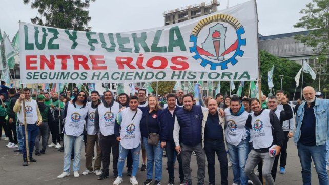 El sindicato de Luz y Fuerza realizó actividades por el 1° de Mayo