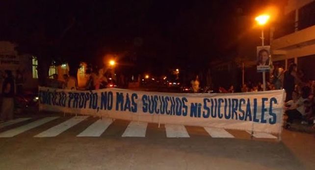 Reclamos. Los estudiantes se movilizaron en su día.