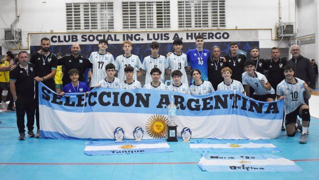El U17 del vóley argentino no pudo en la final con Brasil y piensa en el Mundial