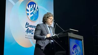 Milei reiteró su apoyo al pueblo judío en la apertura de los Juegos Macabeos 2023