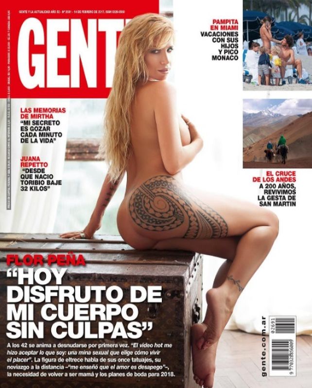 Acepté que soy una mina sexual, confesó Florencia Peña que se desnudó por primera vez