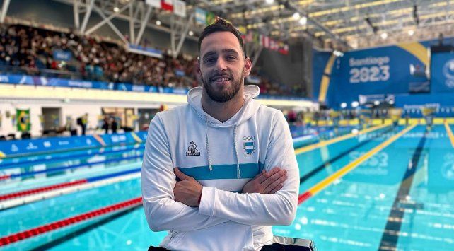 &nbsp;El nadador Gabriel Morelli compitió en la final B de la prueba de 100 metros pecho.