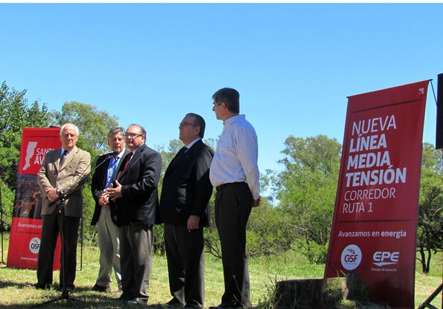 Se inauguró la nueva línea eléctrica de media tensión a la costa