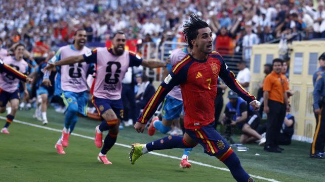 El minuto a minuto del partido entre Argentina y España