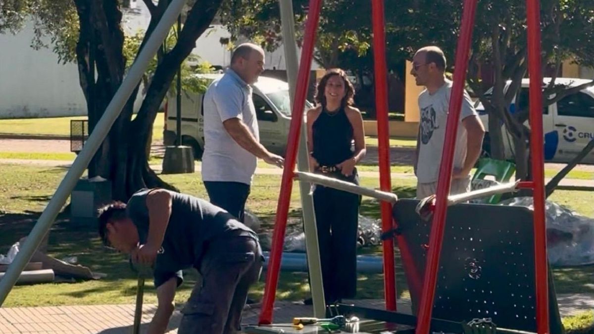 Incorporan juegos inclusivos en espacios públicos del departamento General López