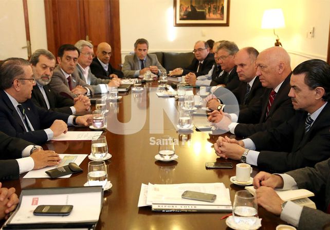 La reunión del  Comité Operativo Interministerial de Emergencia Hídrica.