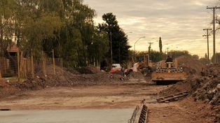 El Municipio realiza obras en barrio Coronel Dorrego