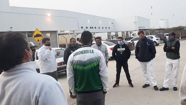 Camioneros realizan la marcha por la Lealtad Camionera
