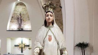 Donaron una imagen de la virgen que reemplazará a la que se cayó en la procesión de San Justo