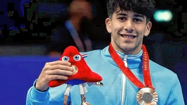 Basiloff sumó su segunda medalla en natación