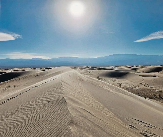 Este paisaje de Catamarca con formaciones de arena imponentes