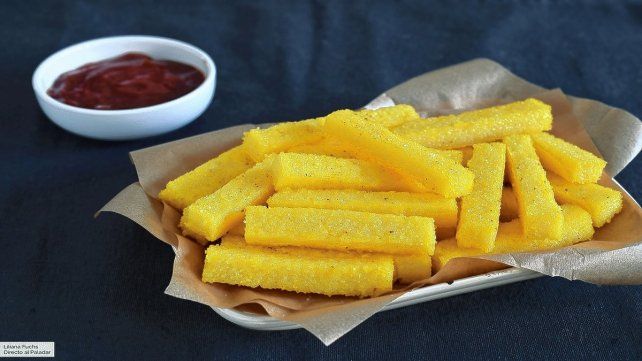 Palitos crujientes de polenta: una receta sana y barata