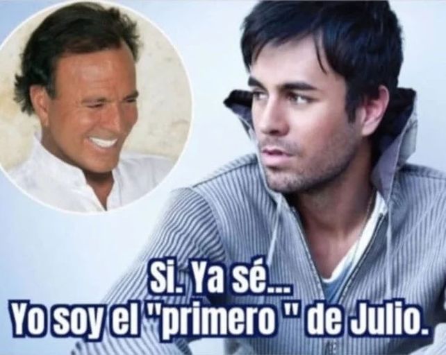 Cambia el mes y vuelven los memes de Julio Iglesias