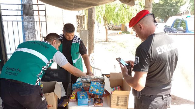 Decomisos por venta ilegal de pirotecnia