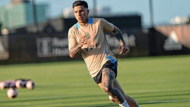 Enzo Fernández se prepara para jugar la Copa América