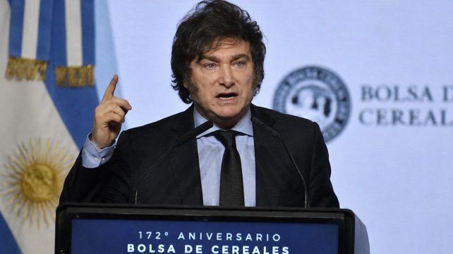 El presidente Javier Milei