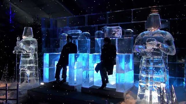 El reino mágico de hielo expone sus esculturas en Londres