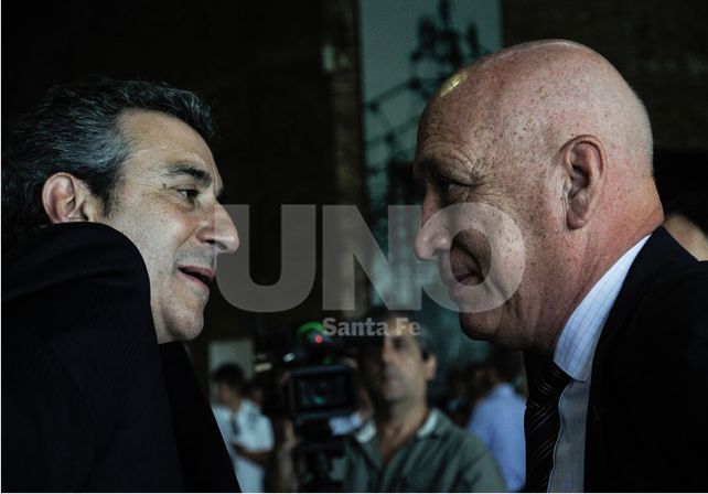 En Rosario. El ministro del Interior y Transporte
