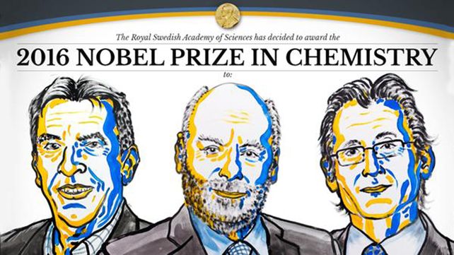 El premio Nobel de Química 2016 fue para los inventores de las máquinas moleculares