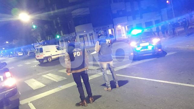 La esquina. El hecho sucedió en horas de la madrugada en la esquina centrica. 