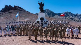 Los ejércitos argentino y chileno hicieron una expedición al cerro Aconcagüa