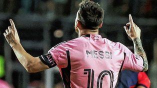 Nuevo recital de Messi con tres goles en la goleada de Inter Miami