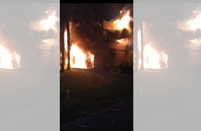 Impresionantes imágenes de los incendios en Santo Tomé