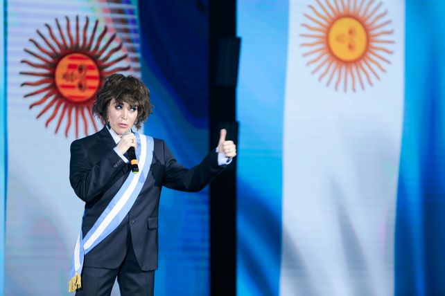 Fátima Florez y Javier Milei. Según trascendió