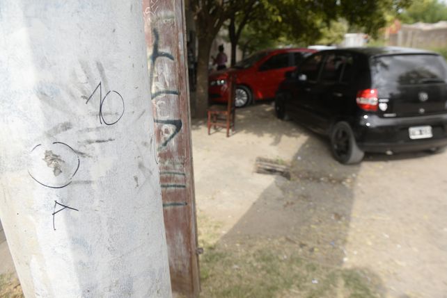 Uno de los impactos de balas de los disparos que fueron dirigidos a Javier Procopp