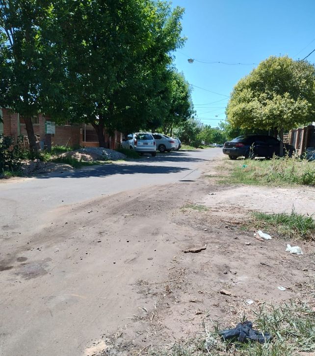 La escena del crimen desde otro ángulo.