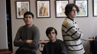Gastón Ruiz, Valentín Sambuelli e Iván Kremenetzky, de Onda 33.