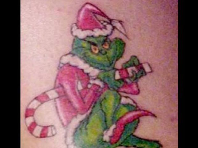 Zoncera navideña: una galería de tatuados con motivos navideños