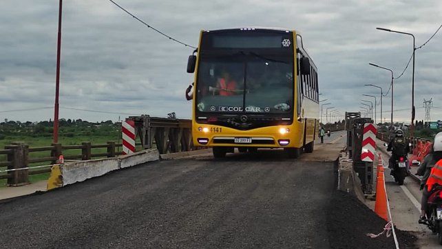 Según Vialidad Nacional, el retiro definitivo del puente metálico de emergencia se realizará en la segunda mitad de noviembre