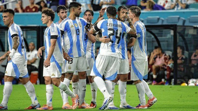 Argentina ganó un partido amistoso preparatorio para el Mundial.