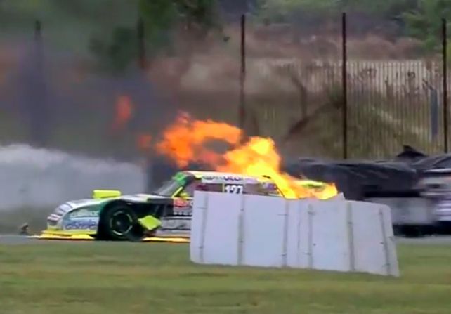 Piloto entrerriano tuvo una largada accidentada en el TC Pista Mouras