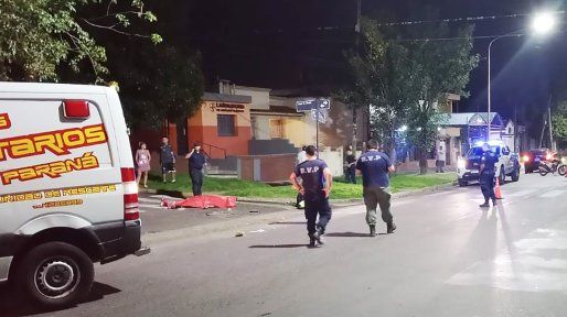 Paraná: motociclista perdió la vida tras un siniestro vial