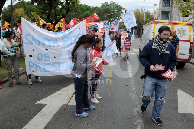 Así se vivió la jornada de paro nacional en Santa Fe.