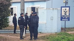El incendio se desató en la Subcomisaría 14ª