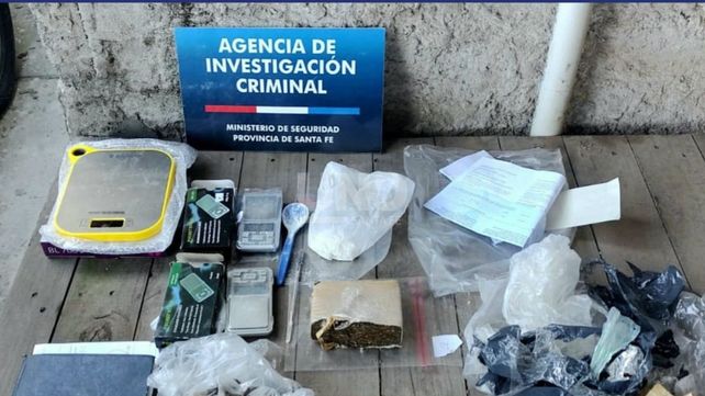 Las drogas que encontraron en los allanamientos