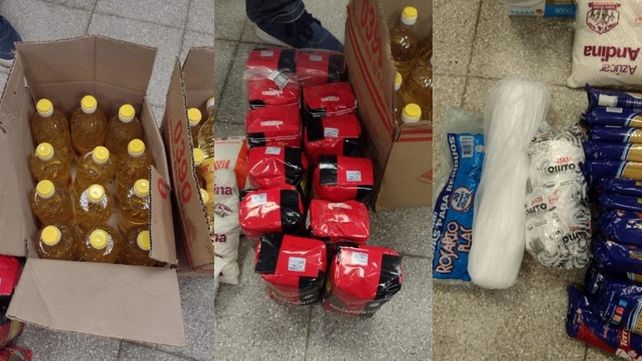 Los elementos robados de la cárcel que se hallaron dentro del auto de uno de los penitenciarios&nbsp;