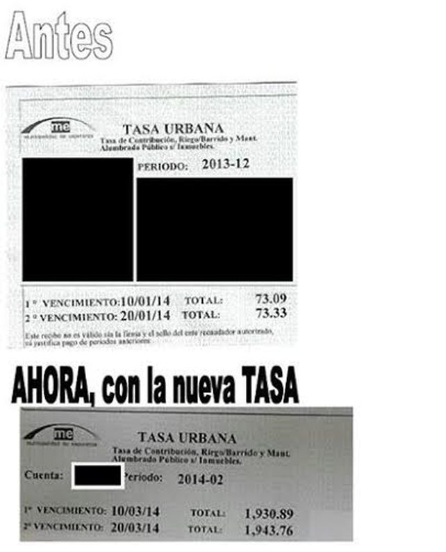 Polémica en Esperanza por los incrementos en la Tasa