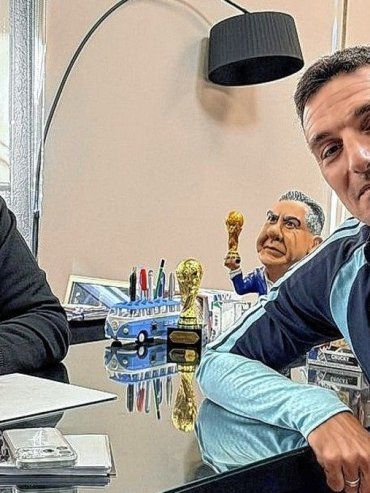 El mensaje de la Selección argentina y del Chiqui Tapia a Scaloni por la muerte de su madre