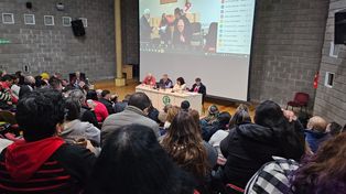 El plenario de ATE se reunió este mediodía.