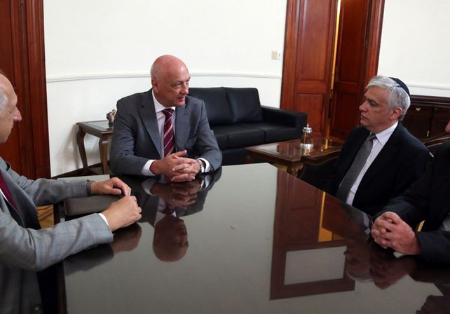 El gobernador recibió al nuevo rabino de la comunidad judía de Santa Fe