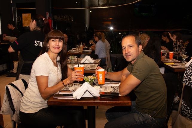 Silvina Ghiglioni y Pablo Salani