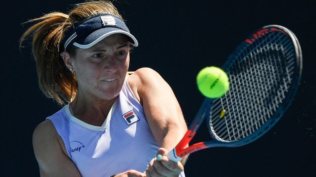 Nadia Podoroska no tuvo un buen día en Melbourne