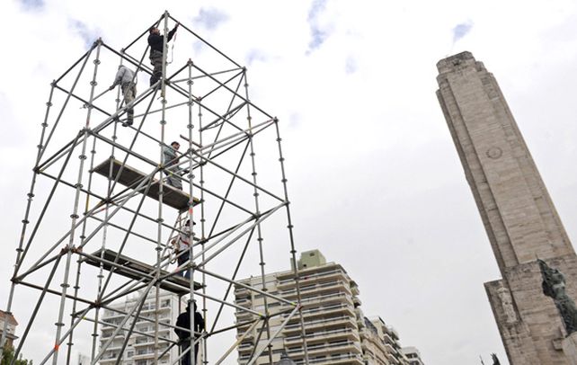 Cristina recordó a Belgrano y su obra en el Monumento a la Bandera