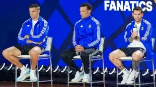 Los referentes de la Selección Argentina participaron de un evento de la FIFA