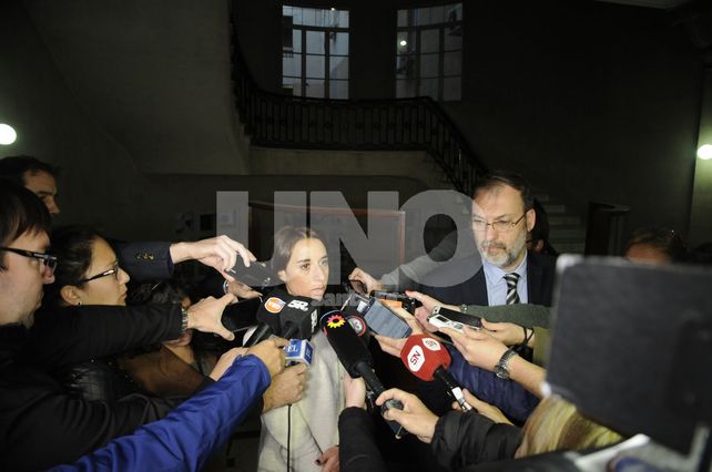 Los fiscales. Cristina Ferraro y Jorge Nessier.&nbsp;